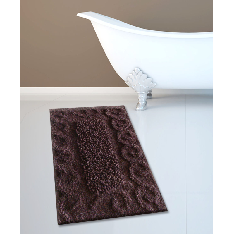 Πατάκι Μπάνιου 45x70 San Lorentzo BM-82 Spiral Loop Brown