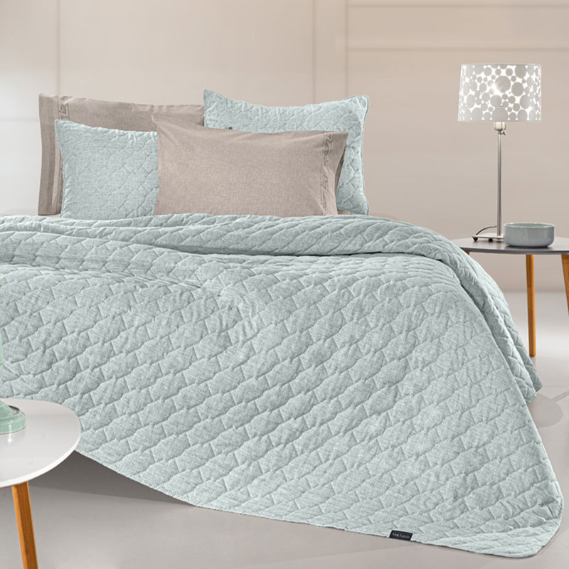 Κουβερλί King Size (250x240) + Διακοσμητική Μαξιλαροθήκη Guy Laroche Kiara Mint
