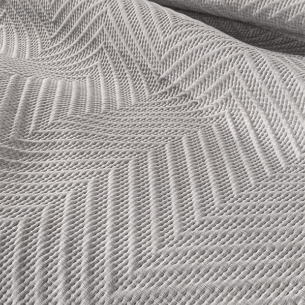 Κουβερλί Υπέρδιπλο (220x240) + Διακοσμητική Μαξιλαροθήκη Guy Laroche Hamptons Grey