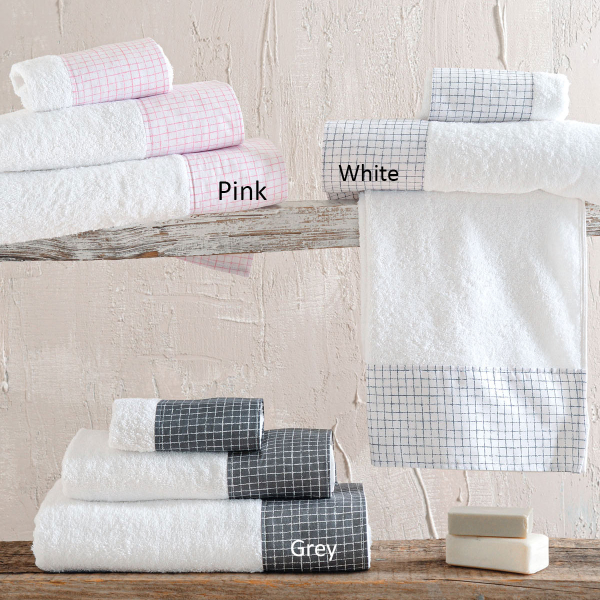 Πετσέτες Μπάνιου (Σετ 3τμχ) Rythmos Pacify 500gsm