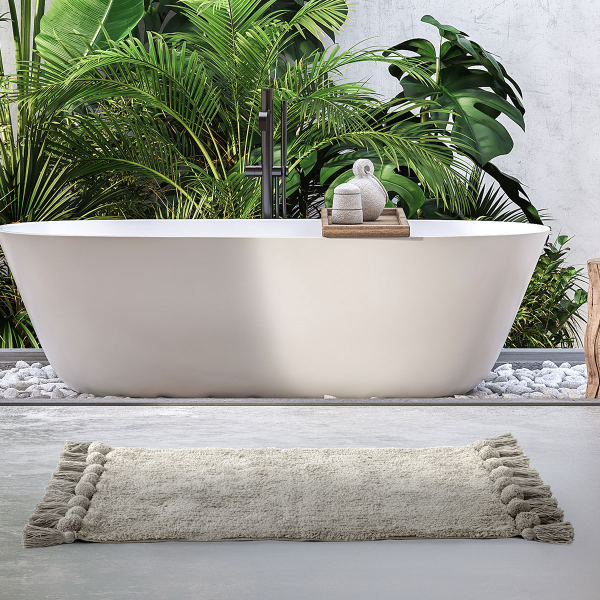 Πατάκι Μπάνιου (50x80) Nima Fresh Luxury Oat Beige