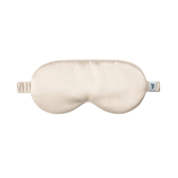 Μεταξωτή Μαξιλαροθήκη Φάκελος + Μάσκα Ύπνου + Scrunchie Feel & Touch Beauty Sleep Champagne