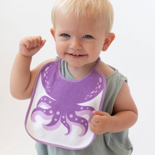 Σαλιάρες Αδιάβροχες 0+ Μηνών (Σετ 7τμχ) Kiokids Funny Animals 4385