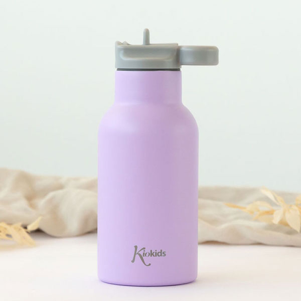 Παγούρι - Θερμός 350ml Με Στόμιο Kiokids Λιλά 5089