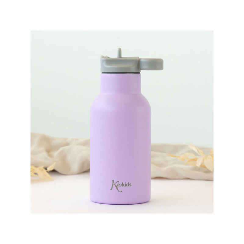 Παγούρι - Θερμός 350ml Με Στόμιο Kiokids Λιλά 5089