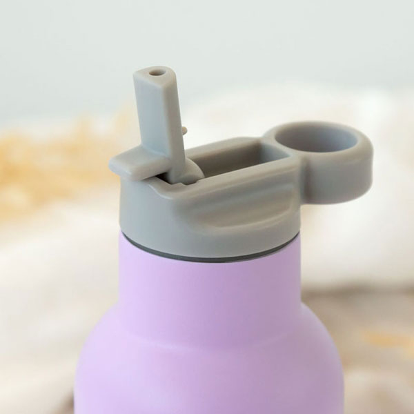 Παγούρι - Θερμός 350ml Με Στόμιο Kiokids Λιλά 5089