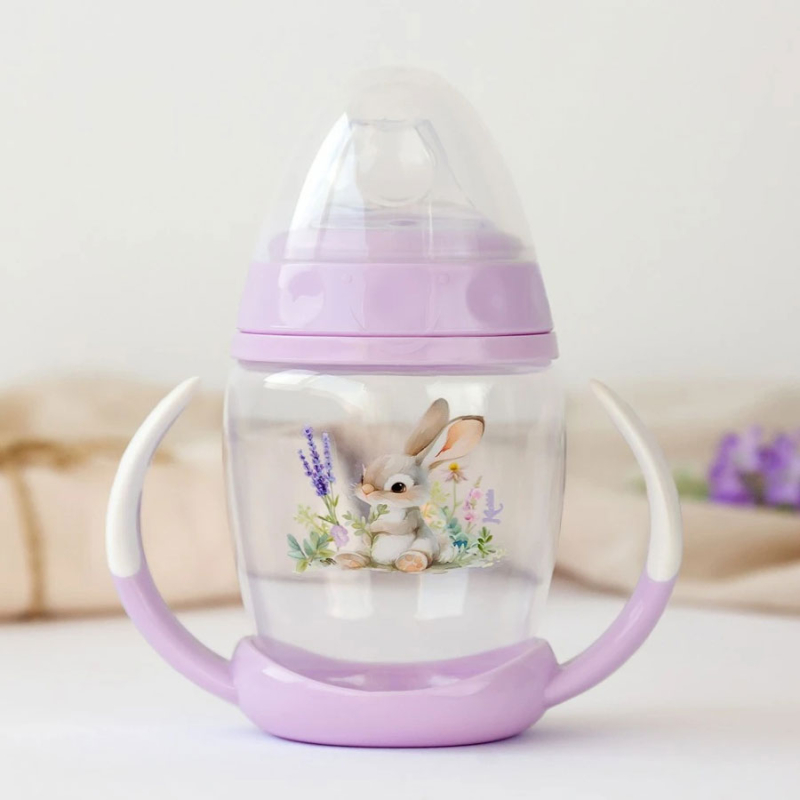 Ποτήρι Εκπαιδευτικό 270ml Kiokids Lavender Bunny 5369