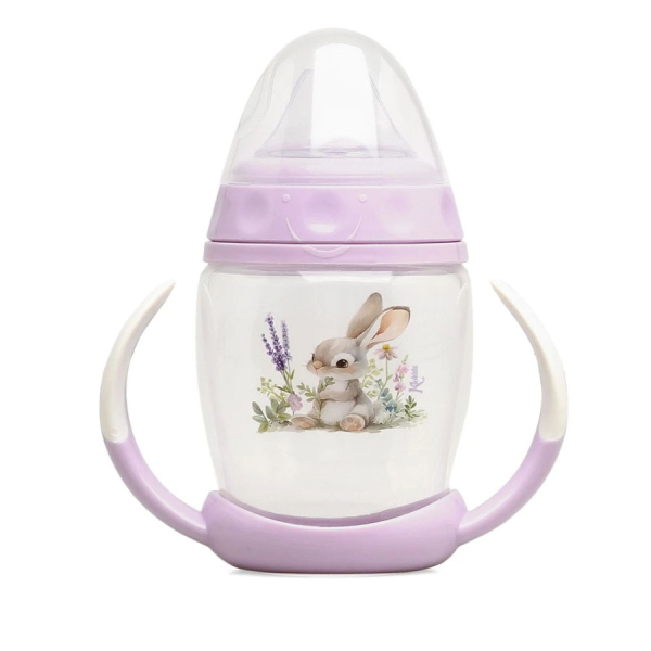 Ποτήρι Εκπαιδευτικό 270ml Kiokids Lavender Bunny 5369