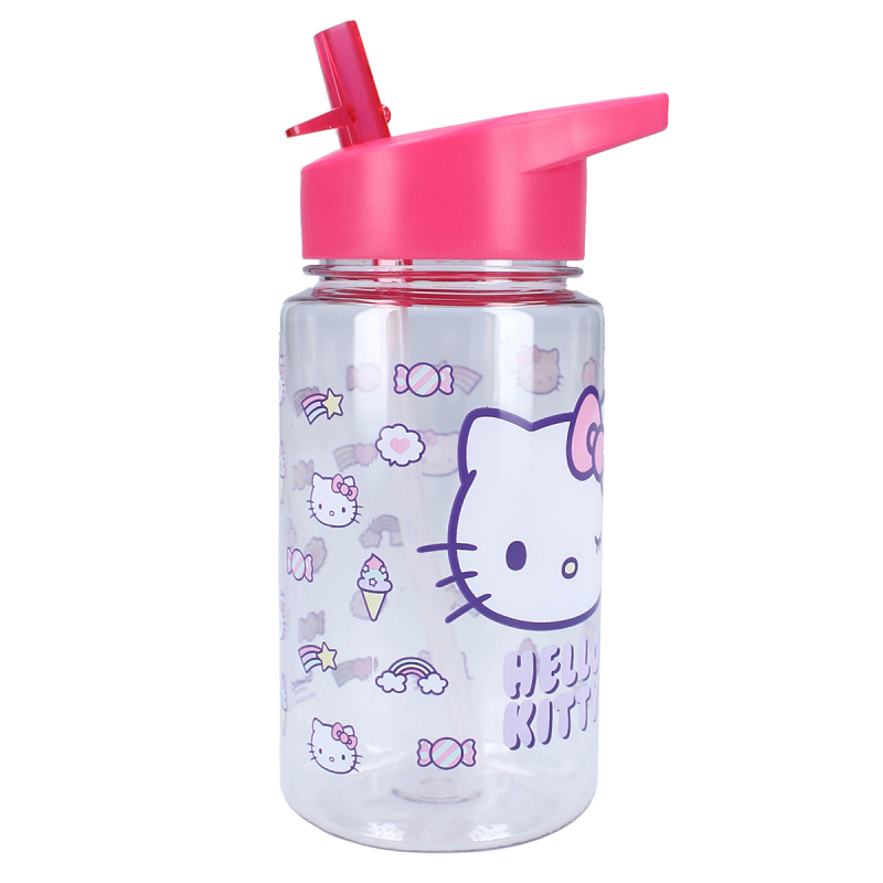 Παγούρι 450ml Με Καλαμάκι Vado Bags Hello Kitty Drink Up
