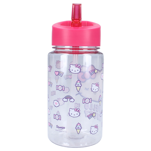 Παγούρι 450ml Με Καλαμάκι Vado Bags Hello Kitty Drink Up