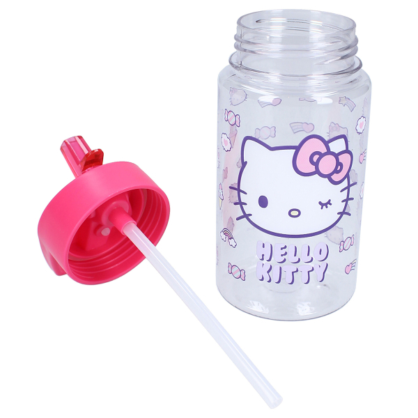 Παγούρι 450ml Με Καλαμάκι Vado Bags Hello Kitty Drink Up