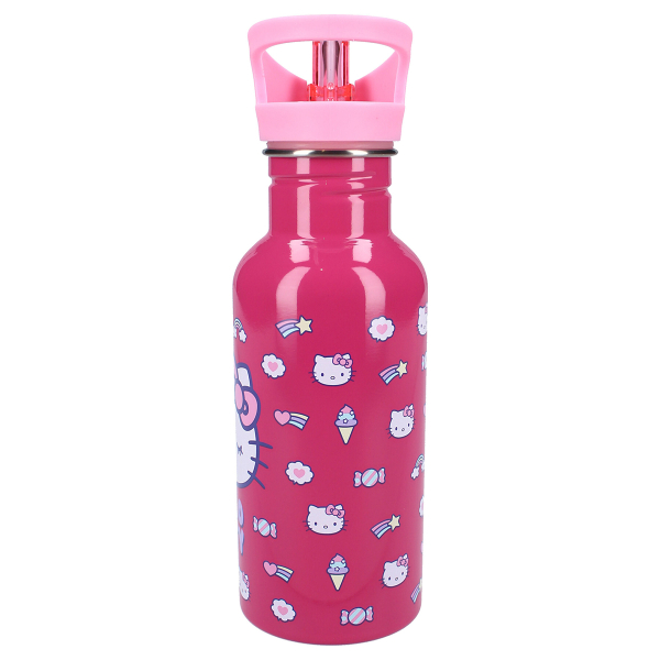 Παγούρι 500ml Με Καλαμάκι Vado Bags Hello Kitty Take A Sip