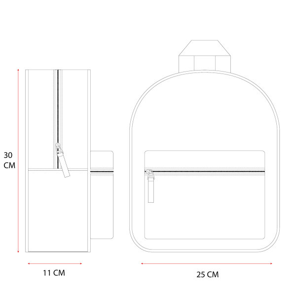 Σχολική Τσάντα Νηπιαγωγείου (25x11x30) Vado Bags Stitch All Good