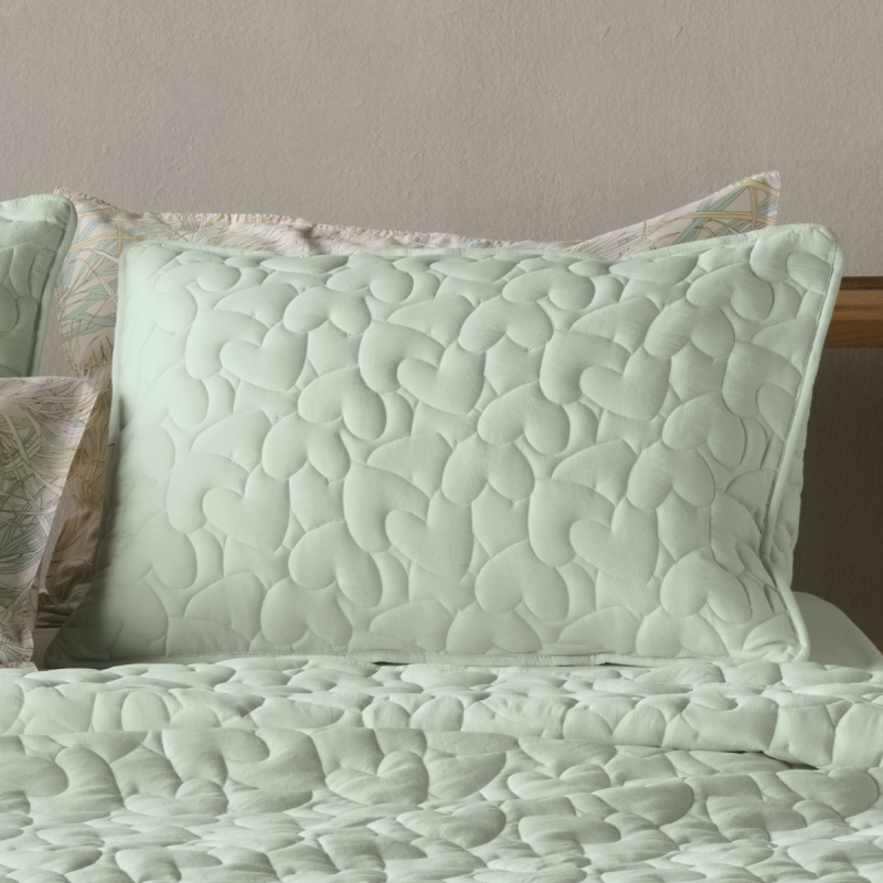 Ζεύγος Μαξιλαροθήκες Καπιτονέ (52x72) Kentia Imani 10 Veraman