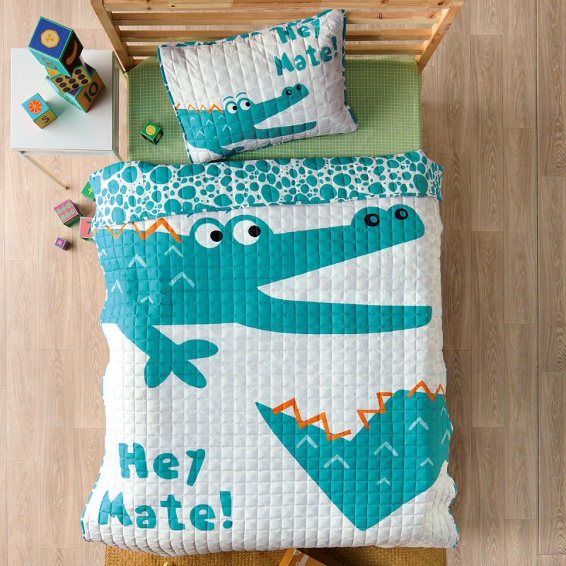 Κουβερλί Μονό (Σετ 160x220) 2 Όψεων Kentia Versus Gatorito