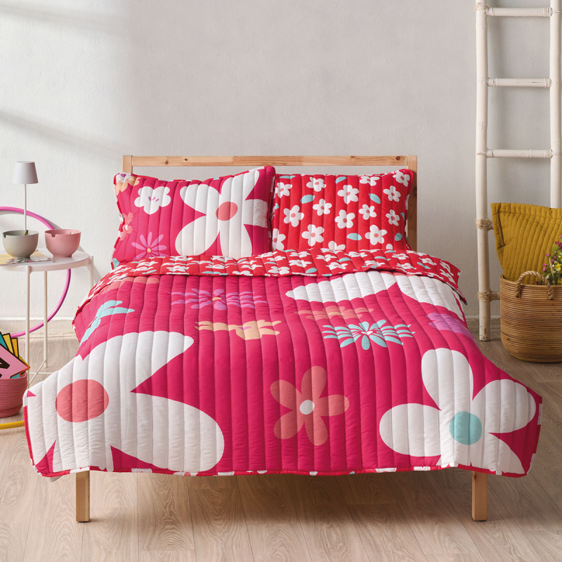 Κουβερλί Μονό (Σετ 160x220) 2 Όψεων Kentia Versus Liza