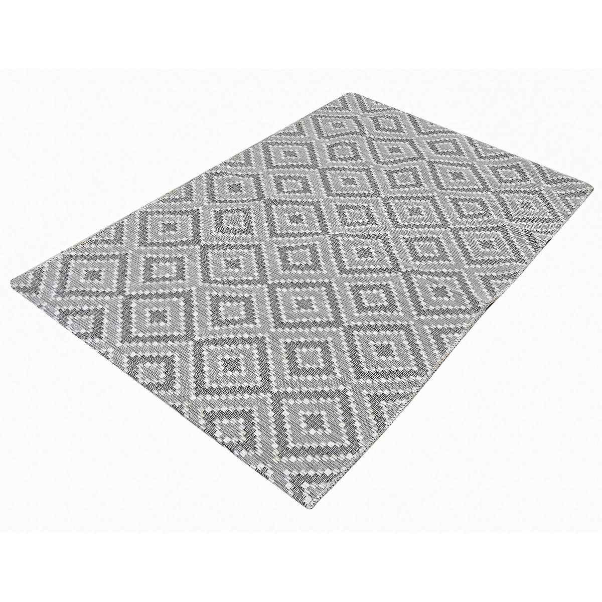 Χαλί All Season (160X230) Pol Rugs Mats Ezio Kilim 602 Grey Home Χαλιά Σαλονιού Spitishop