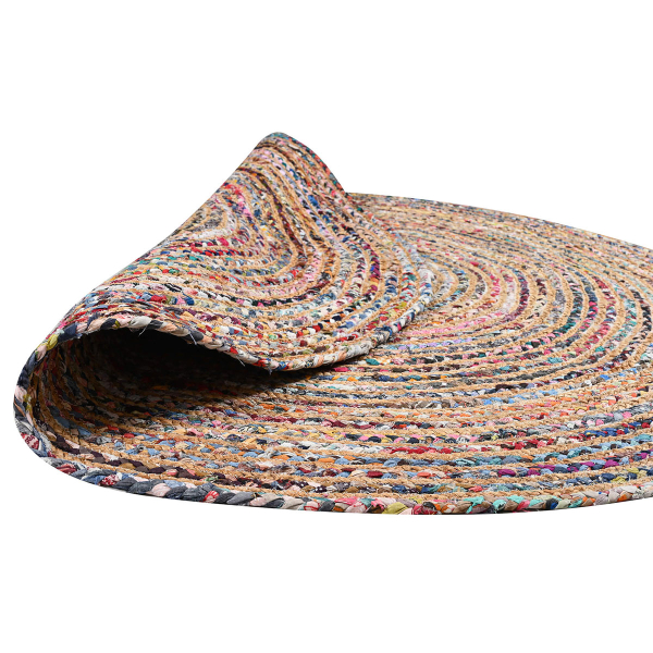 Στρογγυλό Χαλί All Season (Φ100) Pol Rugs & Mats Jute Chindi