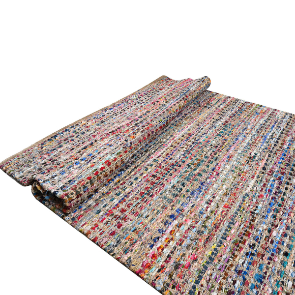 Χαλί Καλοκαιρινό (160x230) Pol Rugs & Mats Jute Chindi