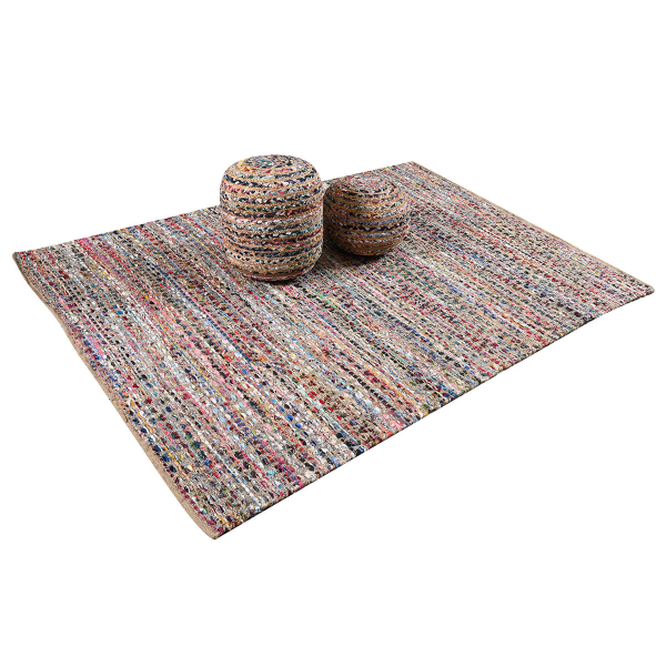 Χαλί Καλοκαιρινό (160x230) Pol Rugs & Mats Jute Chindi