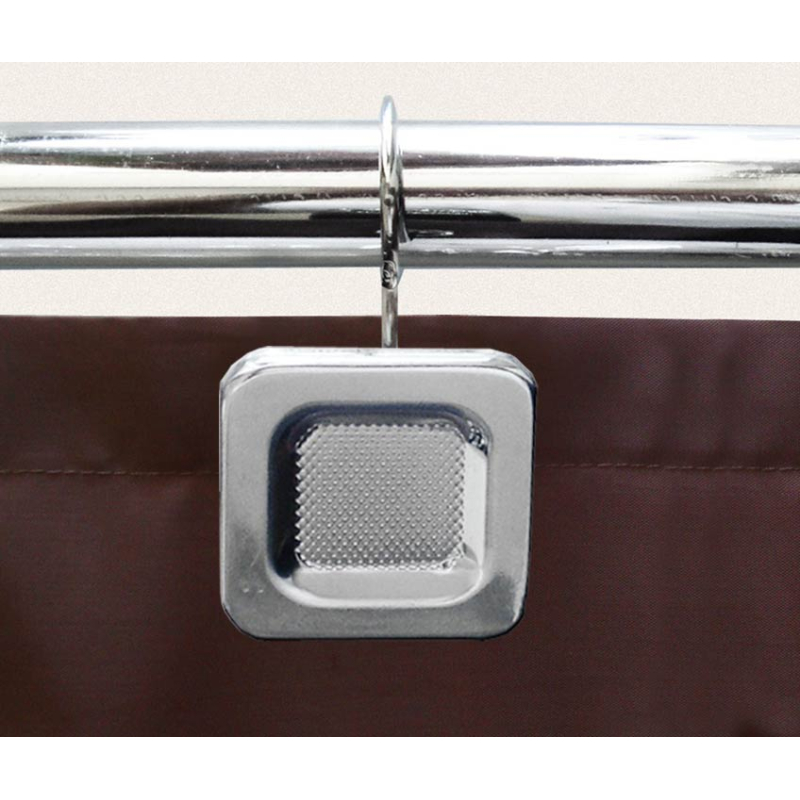 Κρίκοι Κουρτίνας Μπάνιου 12τμχ San Lorentzo Caree Chrome