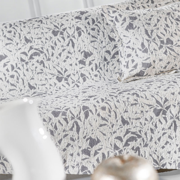 Ριχτάρι Καναπέ Τριθέσιου (180x300) Guy Laroche Blossom Smoke