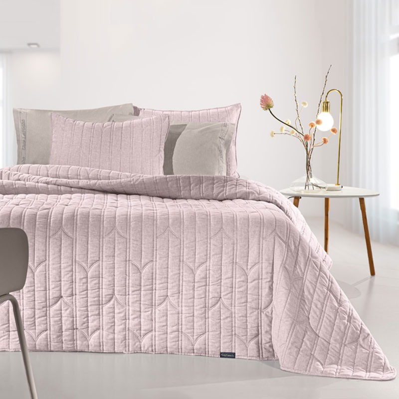 Κουβερλί King Size (240x250) + Διακοσμητική Μαξιλαροθήκη Guy Laroche Aurora Sepia