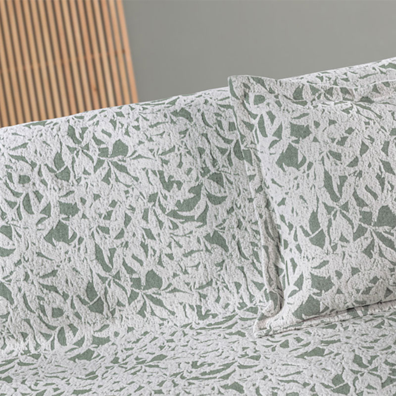 Ριχτάρι Πολυθρόνας (180X145) Guy Laroche Blossom Verde Home Λευκά Είδη Σαλονιού Ριχτάρια Καναπέ Spitishop