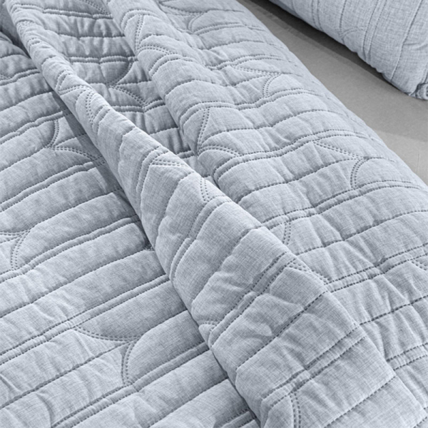 Κουβερλί King Size (240x250) + Διακοσμητική Μαξιλαροθήκη Guy Laroche Aurora Blue