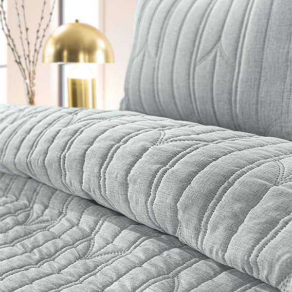 Κουβερλί Ημίδιπλο (180x240) + Διακοσμητική Μαξιλαροθήκη Guy Laroche Aurora Mint