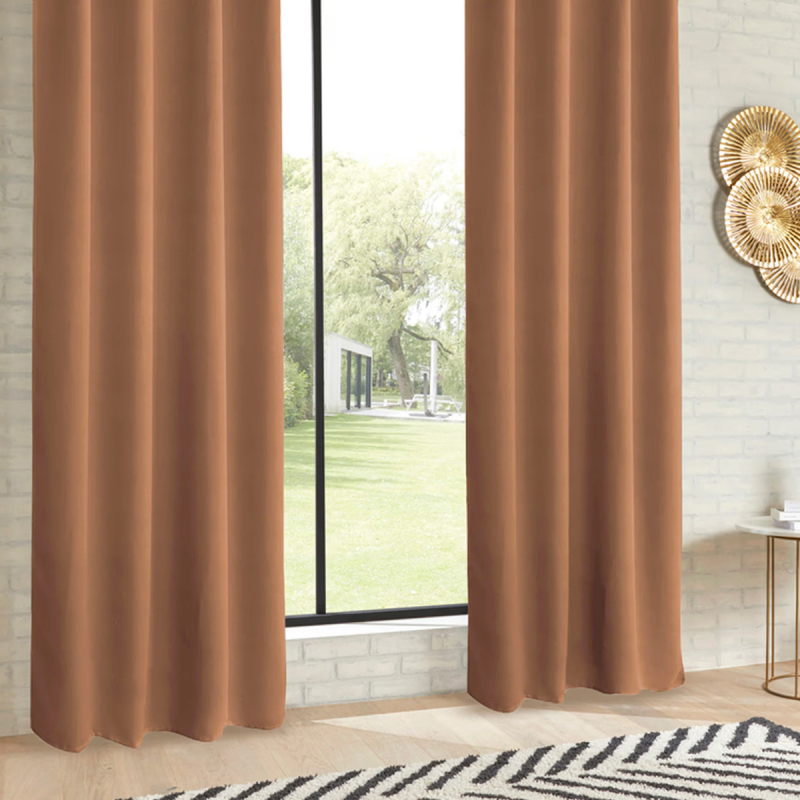 Κουρτίνα Συσκότισης (140x260) Με Τρουκς A-S Odelie Cinnamon 103859U