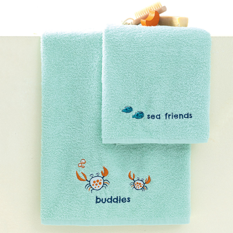 Παιδικές Πετσέτες (Σετ 2τμχ) Palamaiki Crabs 380gsm