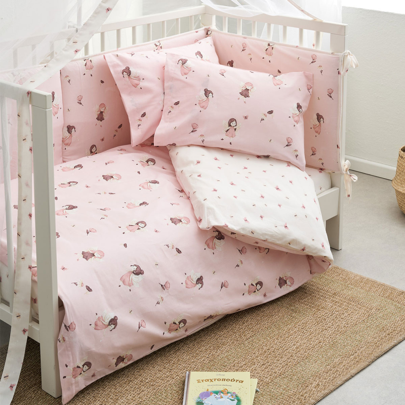 Σεντόνια Λίκνου (Σετ) Vesta Kids Fairy