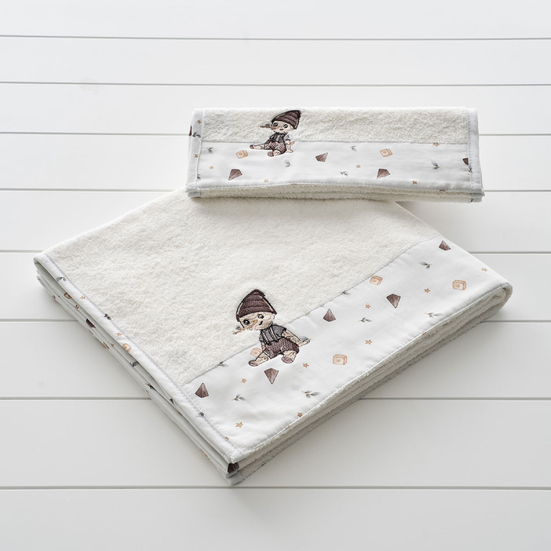 Παιδικές Πετσέτες (Σετ 2τμχ) Vesta Kids Pinocchio 400gsm