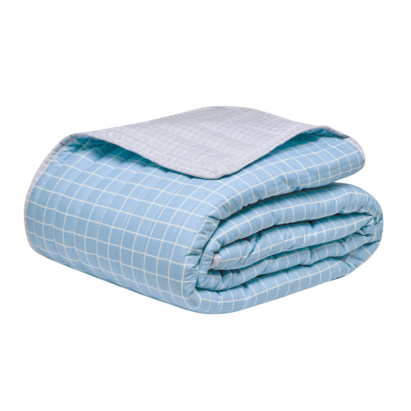 Κουβερλί Μονό (160x220) 2 Όψεων Kentia Versus Zuccero 01 Blue