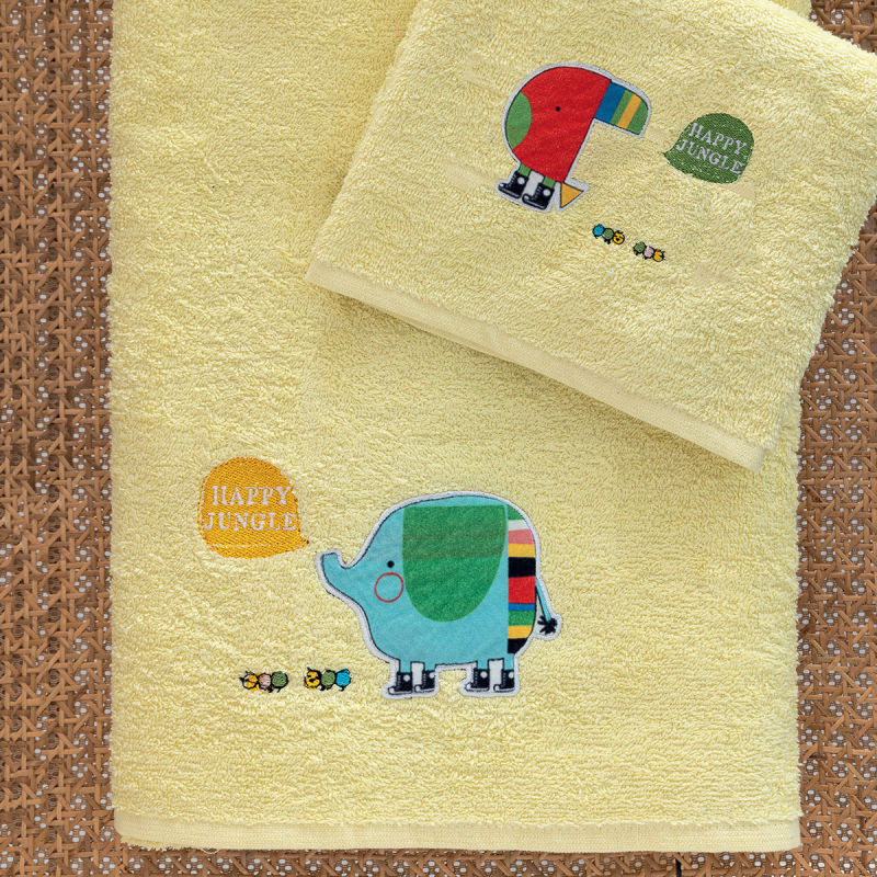 Παιδικές Πετσέτες (Σετ 2τμχ) Palamaiki Jungler 380gsm