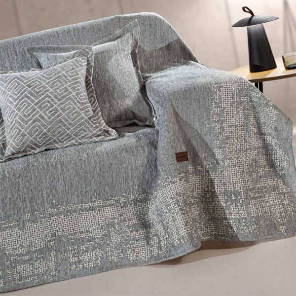 Ριχτάρι Καναπέ Τετραθέσιου (180x350) Guy Laroche Perth Anthracite