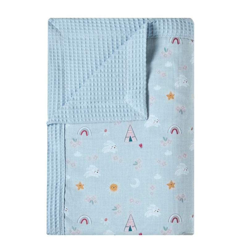 Κουβέρτα Πικέ Αγκαλιάς (65x100) 2 Όψεων Kentia Stylish Kounelito