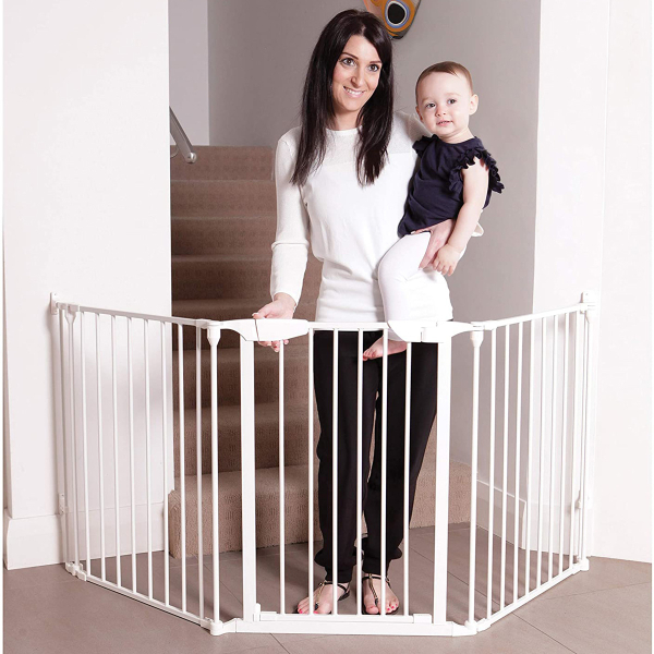 Πόρτα Ασφαλείας 74.5-195cm Dreambaby Discovey 3 Panel White BR79495