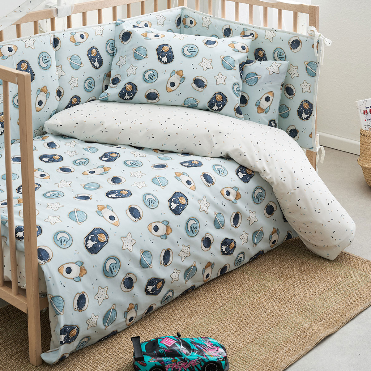 Vesta Home Σεντόνια Κούνιας (Σετ) Vesta Kids Cosmic