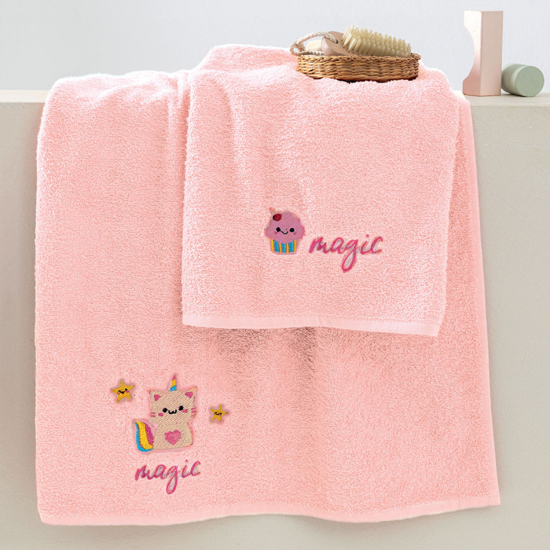 Παιδικές Πετσέτες (Σετ 2τμχ) Palamaiki Unicat 380gsm