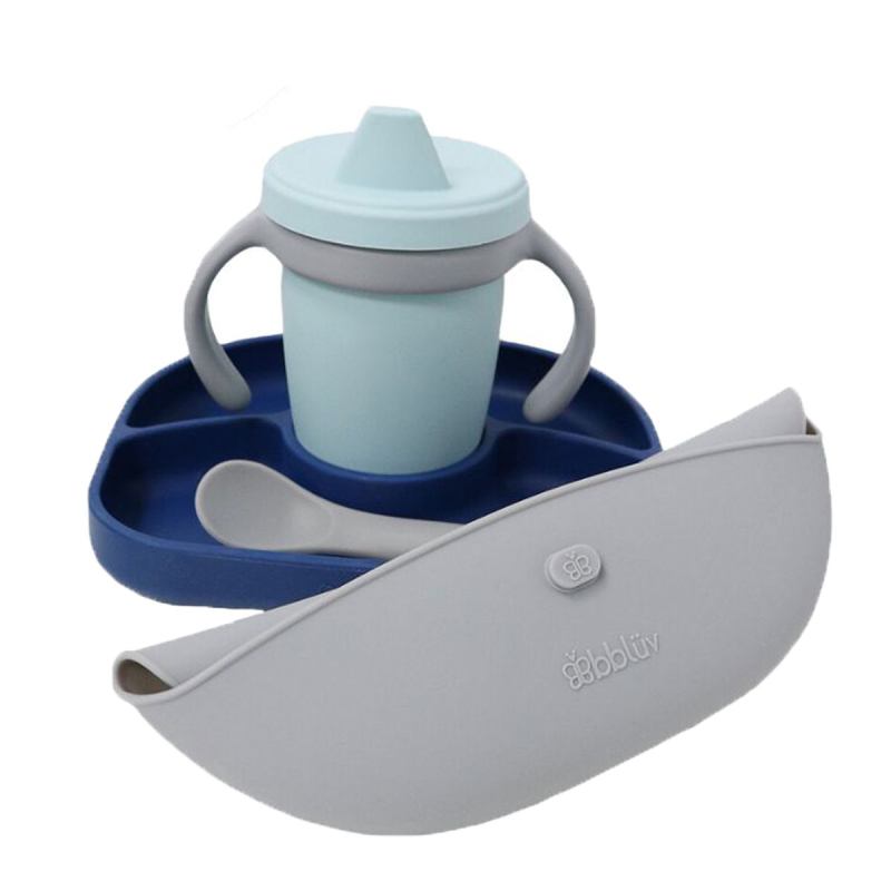 Παιδικό Σετ Φαγητού 4τμχ Bbluv B0191-N Navy