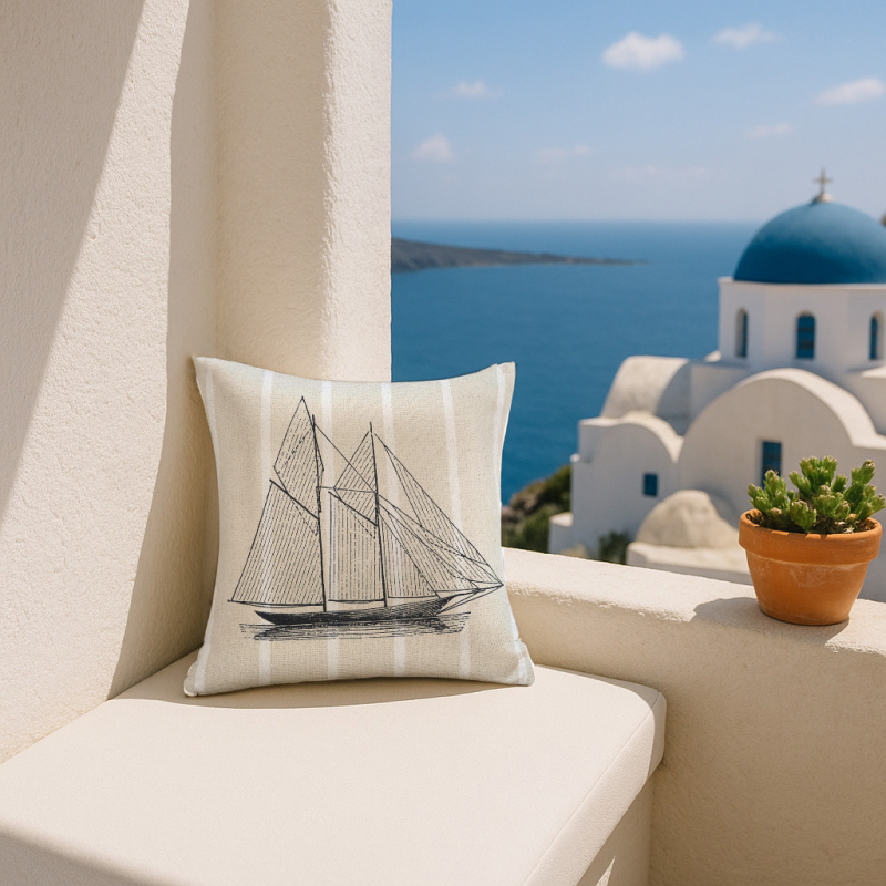 Διακοσμητικό Μαξιλάρι 2 Όψεων (45x45) S-F Amiral C1D073001