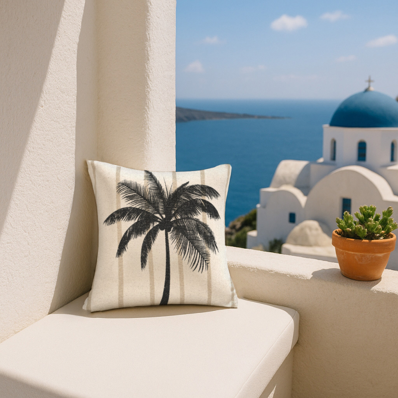 Διακοσμητικό Μαξιλάρι 2 Όψεων (45x45) S-F Theoule C1D070001