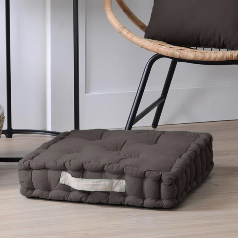 Μαξιλάρα Δαπέδου (45x45x10) S-F Duo Taupe/Lin C51490314