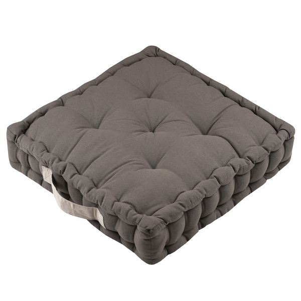 Μαξιλάρα Δαπέδου (45x45x10) S-F Duo Taupe/Lin C51490314