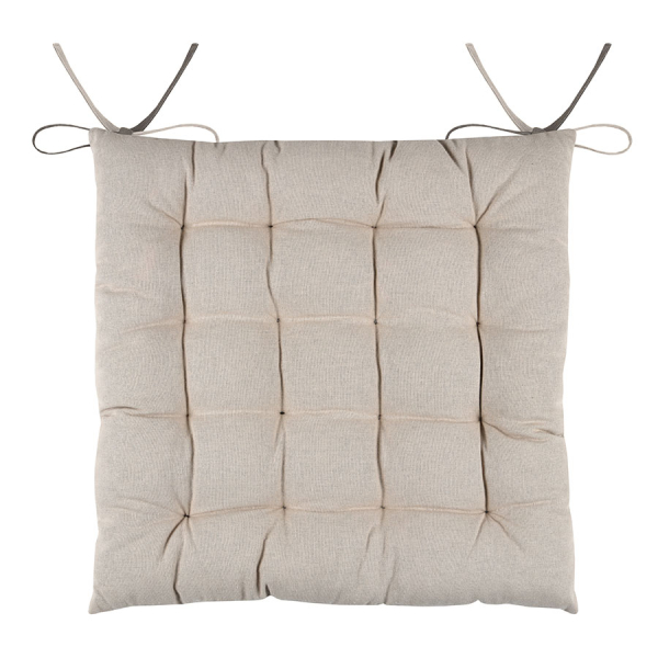 Μαξιλάρι Καρέκλας 2 Όψεων (35x35) S-F Duo Taupe/Lin CU1490314GAL