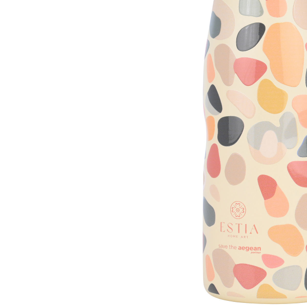 Μπουκάλι Θερμός 500ml Estia Save The Aegean Hue Pebbles 01-31565