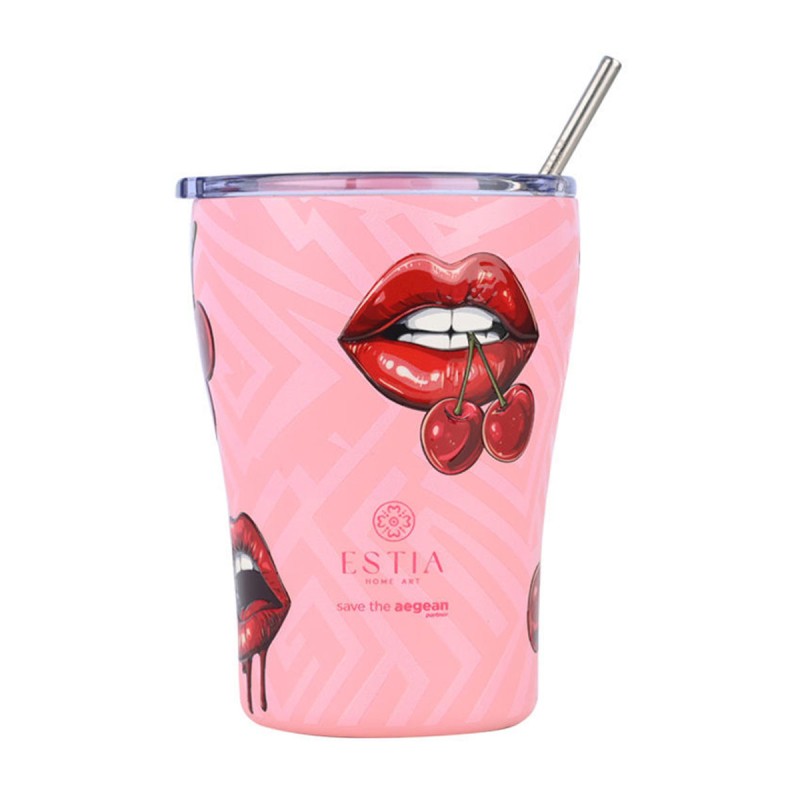 Ποτήρι Θερμός 350ml Estia Save The Aegean Blush Pop 01-31800