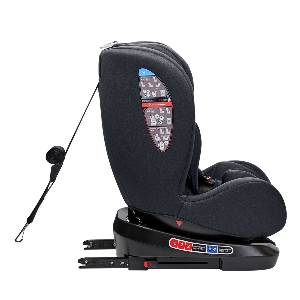 Κάθισμα Αυτοκινήτου ISOfix (40-150εκ. Ύψος) Kikka Boo i-Moove i-size Black